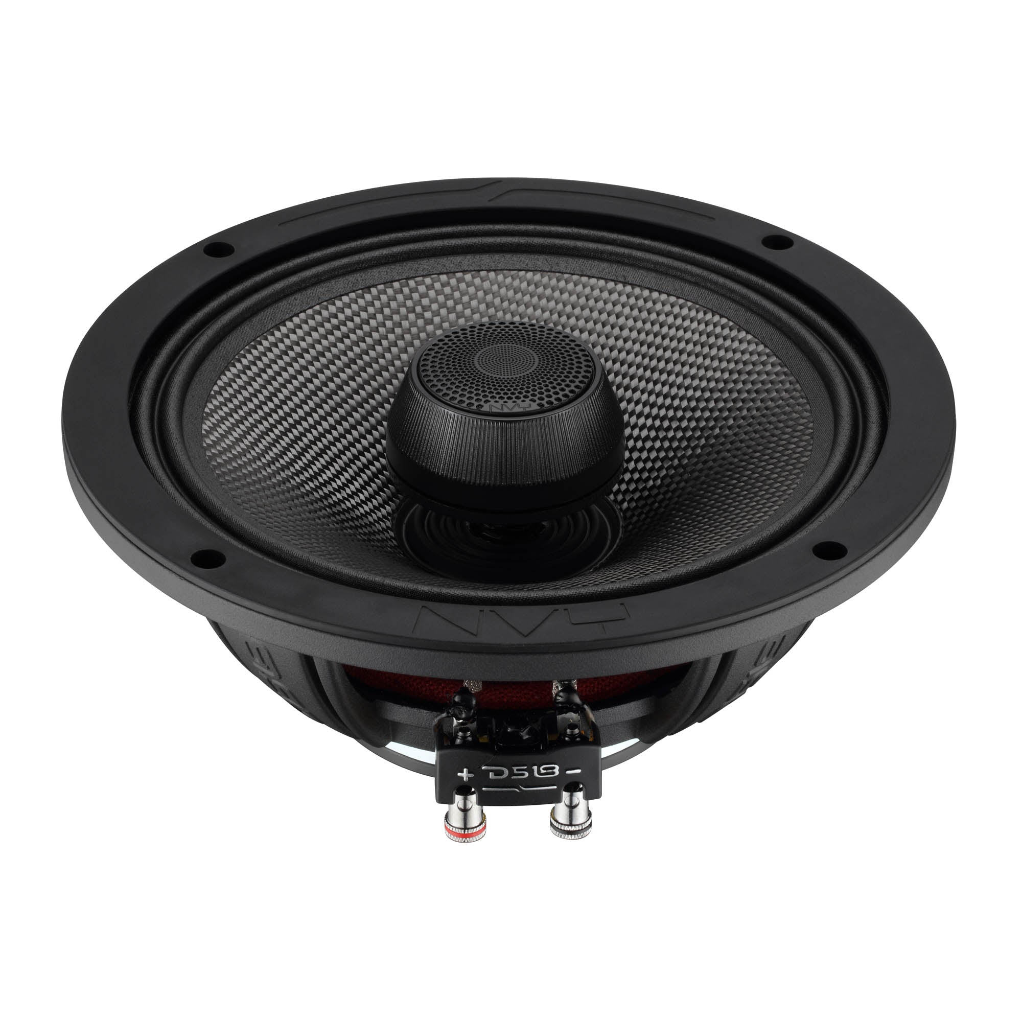 8” 2-Way Coaxial Loudspeaker with Water-Resistant Carbon Fiber Cone, 1” Bullet Tweeter, Neodymium Magnet | 300W RMS 4-Ohm