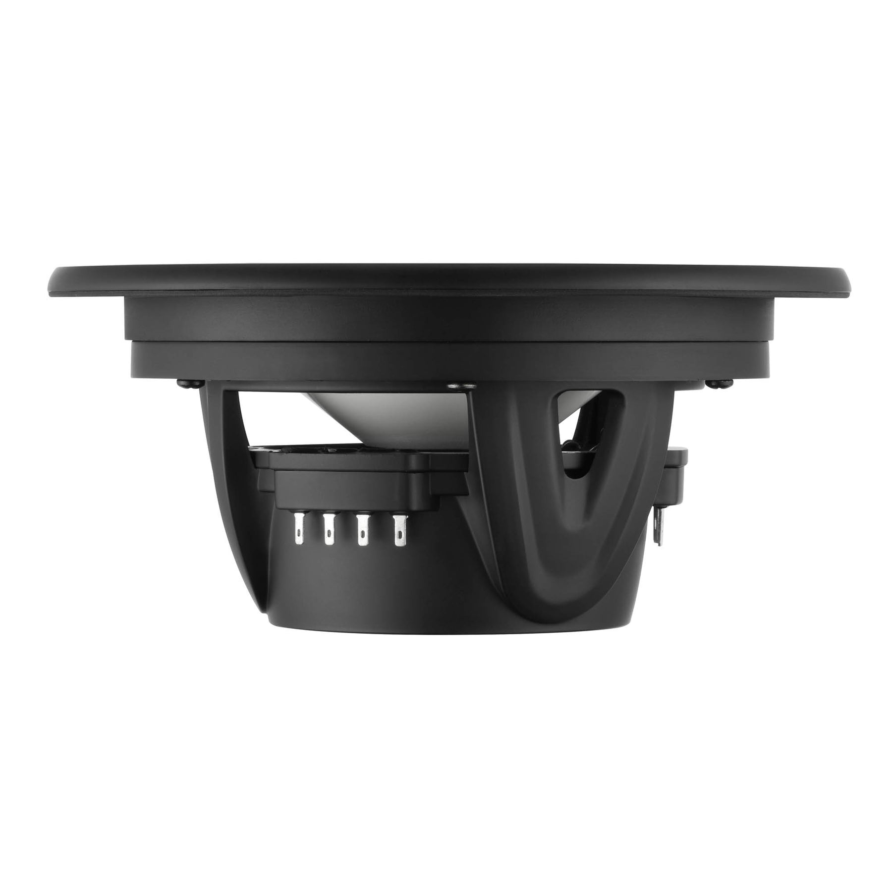 Luxury 6.5” 2-Way Marine Coaxial Speaker with Digital LED Lights and Flush Magnetic Mount Grille | 150W RMS 4-Ohm