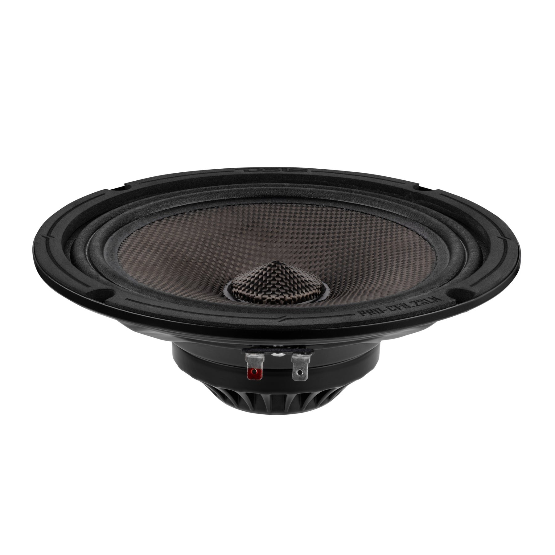 8” Slim Motorcycle & Motorsports Loudspeaker With Neodymium Magnet and Water Resistant Carbon Fiber Cone | 200W RMS 2-Ohm