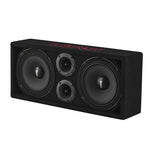 Loaded Voceteo Enclosure with Dual 8" Speakers, Dual 3.78" Tweeters, Amplifier & Speakon Cable