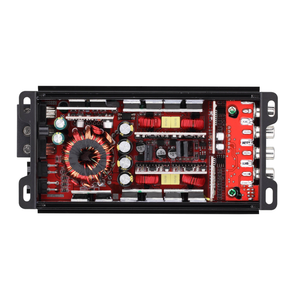 X 4-Channel Ultra Compact Full-Range Amplifier with Bluetooth Connectivity - 4 x 70 Watts Rms