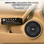6.5” High-Sensitivity Professional Midrange Loudspeaker with Neodymium Magnet | 200W RMS 4-Ohm
