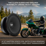 6.5” High-Sensitivity Midrange Loudspeaker with Ferrite Magnet | 250W RMS 4-Ohm
