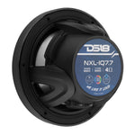 NXL 7.7” 2-Way Coaxial Marine Speaker with Bullet Tweeter, Digital LED Lights & White Deck LED | 175W RMS 4-Ohm