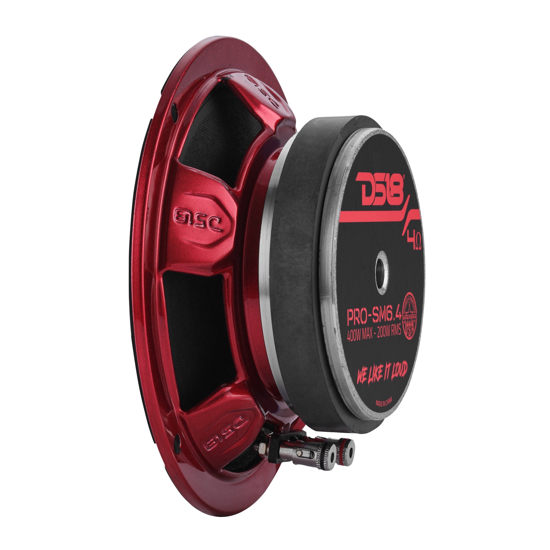 PRO 6.5" Shallow Water-Resistant Mid-Range Loudspeaker | 200W RMS 4-Ohm