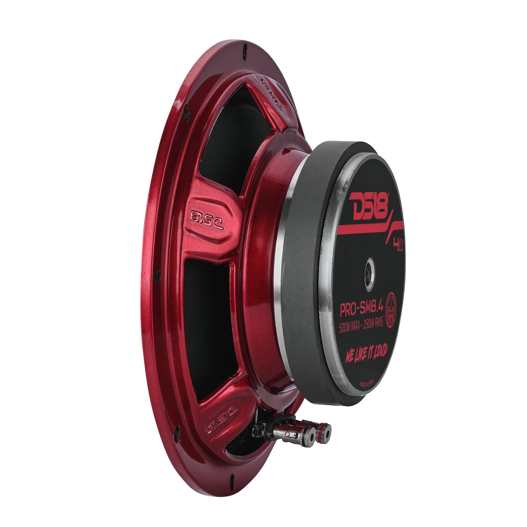 PRO 8" Shallow Water-Resistant Midrange Loudspeaker | 250W RMS 4-Ohm