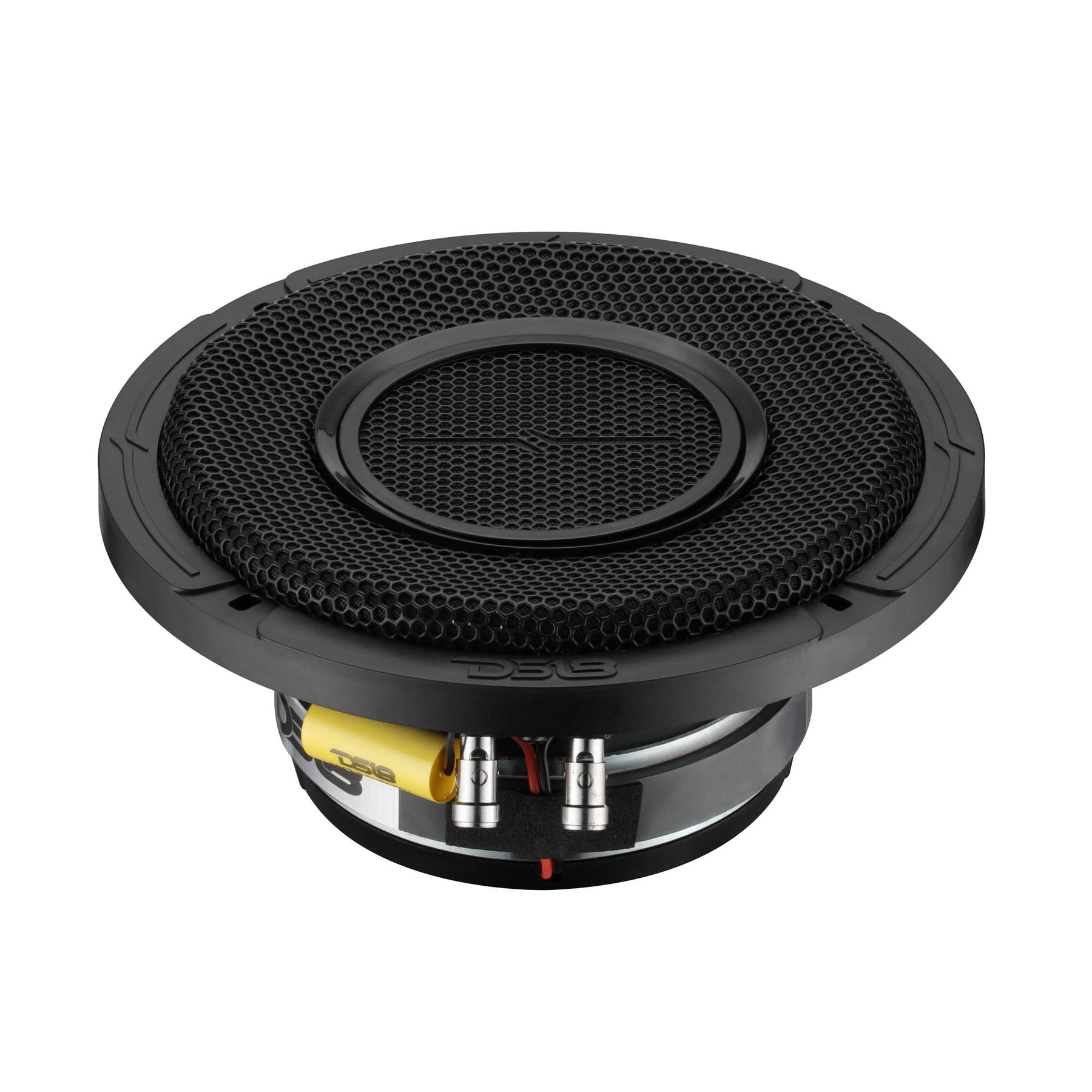 PRO 6.5" Shallow Coaxial Hybrid Mid-Range Loudspeaker with Built-in Driver | 150W RMS 4-Ohm