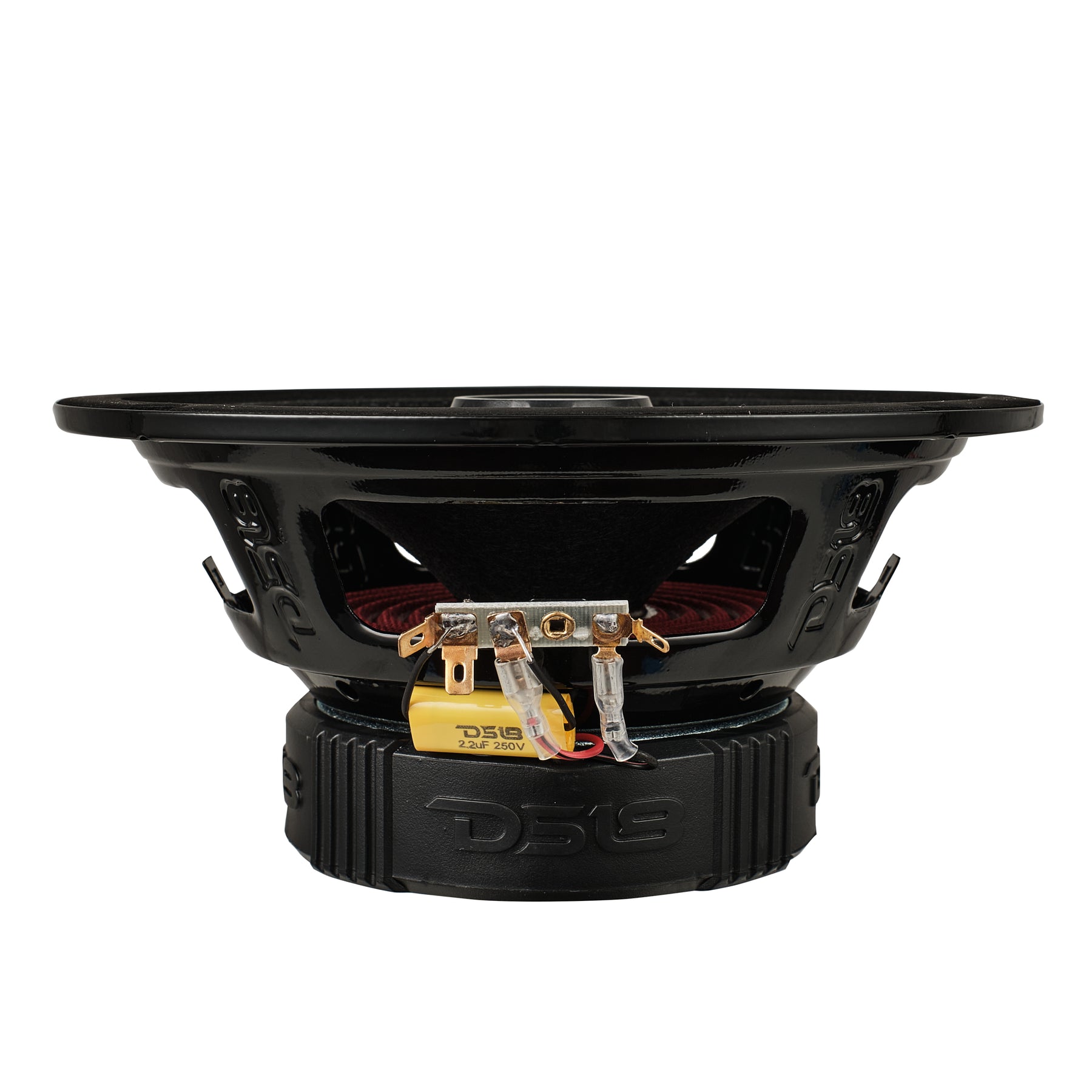 PRO-ZT 8" Coaxial Mid-Range Loudspeaker with Water-Resistant Cone Built-in Bullet Tweeter and Grill | 275W RMS 4-Ohm