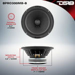 8" Mid-Bass Loudspeaker 150 Watts Rms 4-Ohm