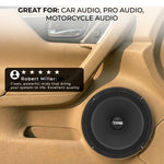 8” High-Sensitivity Professional Midrange Loudspeaker with Neodymium Magnet | 200W RMS 4-Ohm