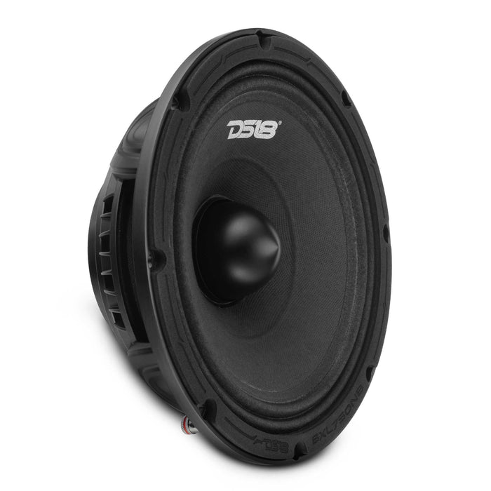 Altavoz de rango medio de 8" con anillos de neodimio y bala de aluminio | 375 vatios RMS 4-Ohm