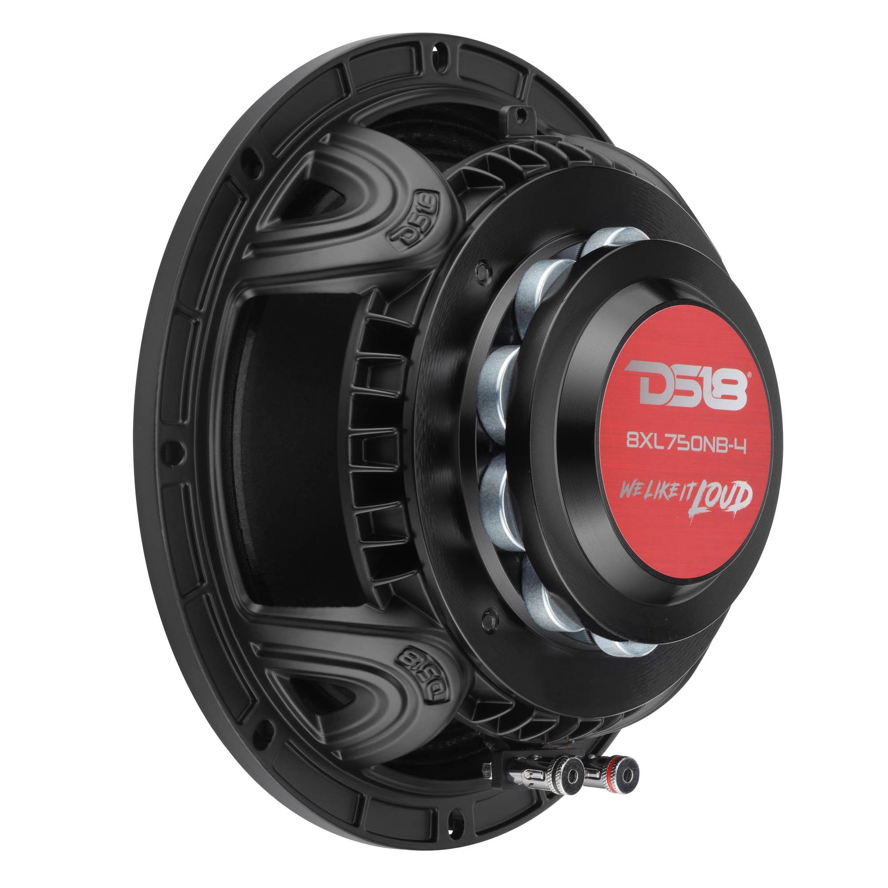 8" Midrange Loudspeaker with Neodymium Rings and Aluminum Bullet | 375 Watts RMS 4-Ohm