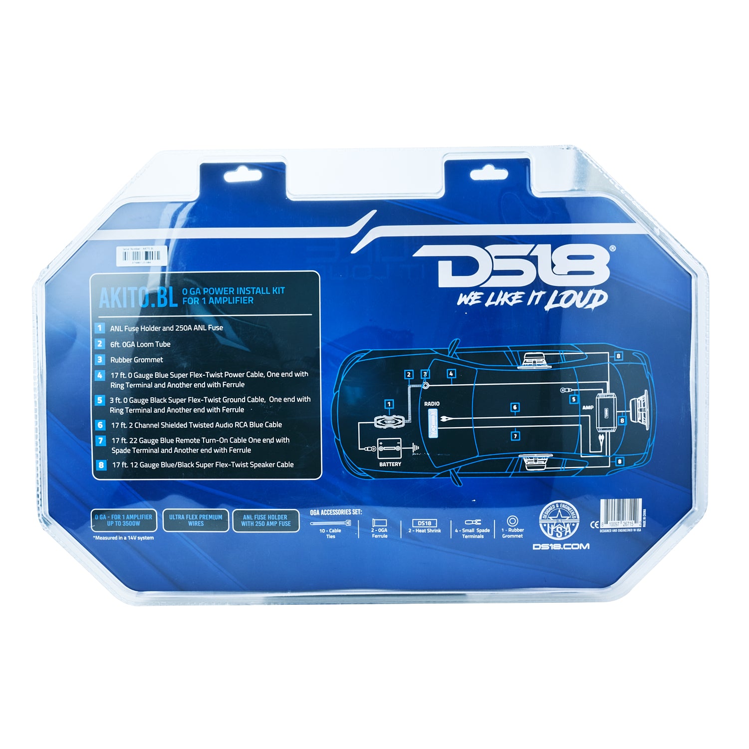 thumbnail image 2 of Complete Gravity Elite 0 Gauge Amp Kit Amplifier | Ubuy 2 of 13