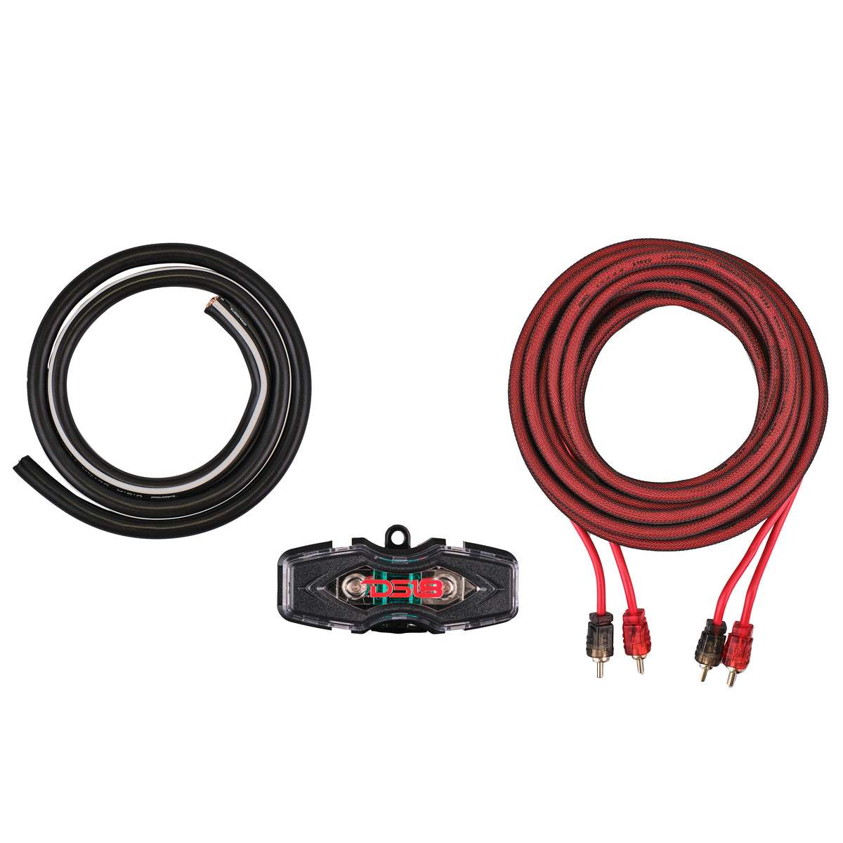 4-GA Amplifier Installation Kit - Red