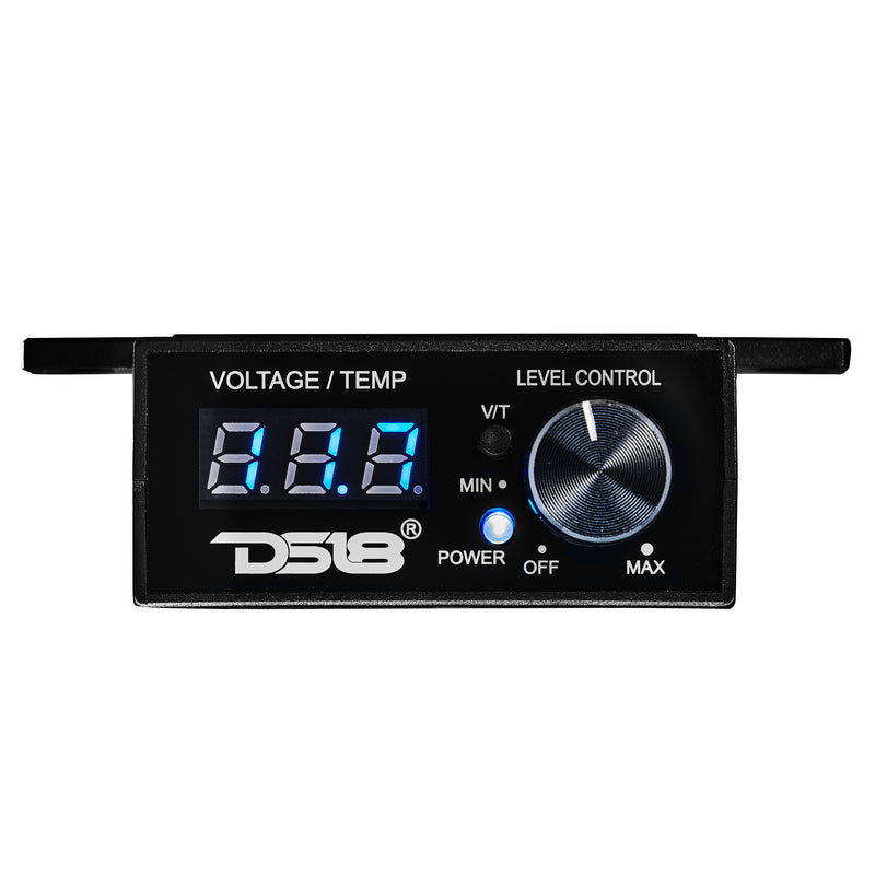 DS18 BKVR Universal Bass Knob with Voltmeter And Remote On - Singh Electronics