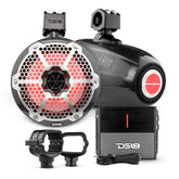 Bronco 6th Gen Roll Bar Audio Bundle – 8" Marine Tower Speakers with OEM Roll Bar Mounting Clamps & Amplifier