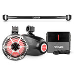 Bronco 6th Gen Mounting Tube Bundle with 8" Marine Tower Speakers and Amplifier