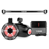 Bronco 6th Gen Mounting Tube Bundle with 8" Marine Tower Speakers and Amplifier