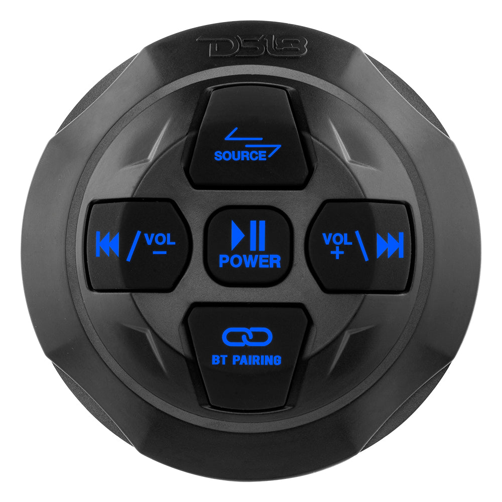 Marine And Powersports Waterproof Bluetooth Audio Receiver With Controls