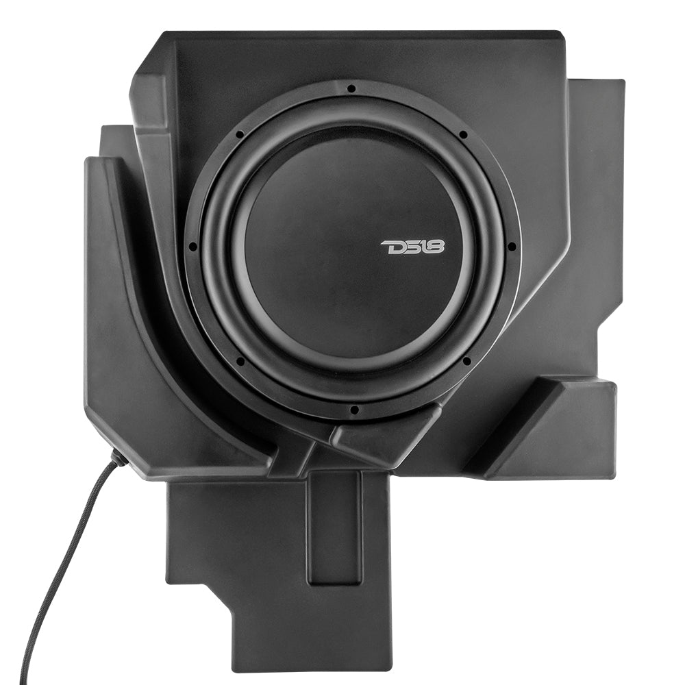 Can-am Maverick X3 12" Under Seat Subwoofer Enclosure Driver Side - PSW12.4D Shallow Water Resistant Subwoofer Included