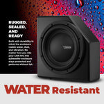 Can-Am 10” Under-Seat Subwoofer Enclosure for 4-Door Maverick X3 (2017-Up) - Rear Driver Side
