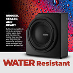 Can-Am 10” Under-Seat Subwoofer Enclosure for 4-Door Maverick X3 (2017-Up) - Rear Passenger Side