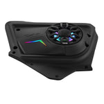 Can-Am Maverick X3 Max (2017-Up) Rear Door Speaker Panels Loaded with NXL-IQ 6.5" 2-Way Coaxial Marine Speakers and Digital LED Badge
