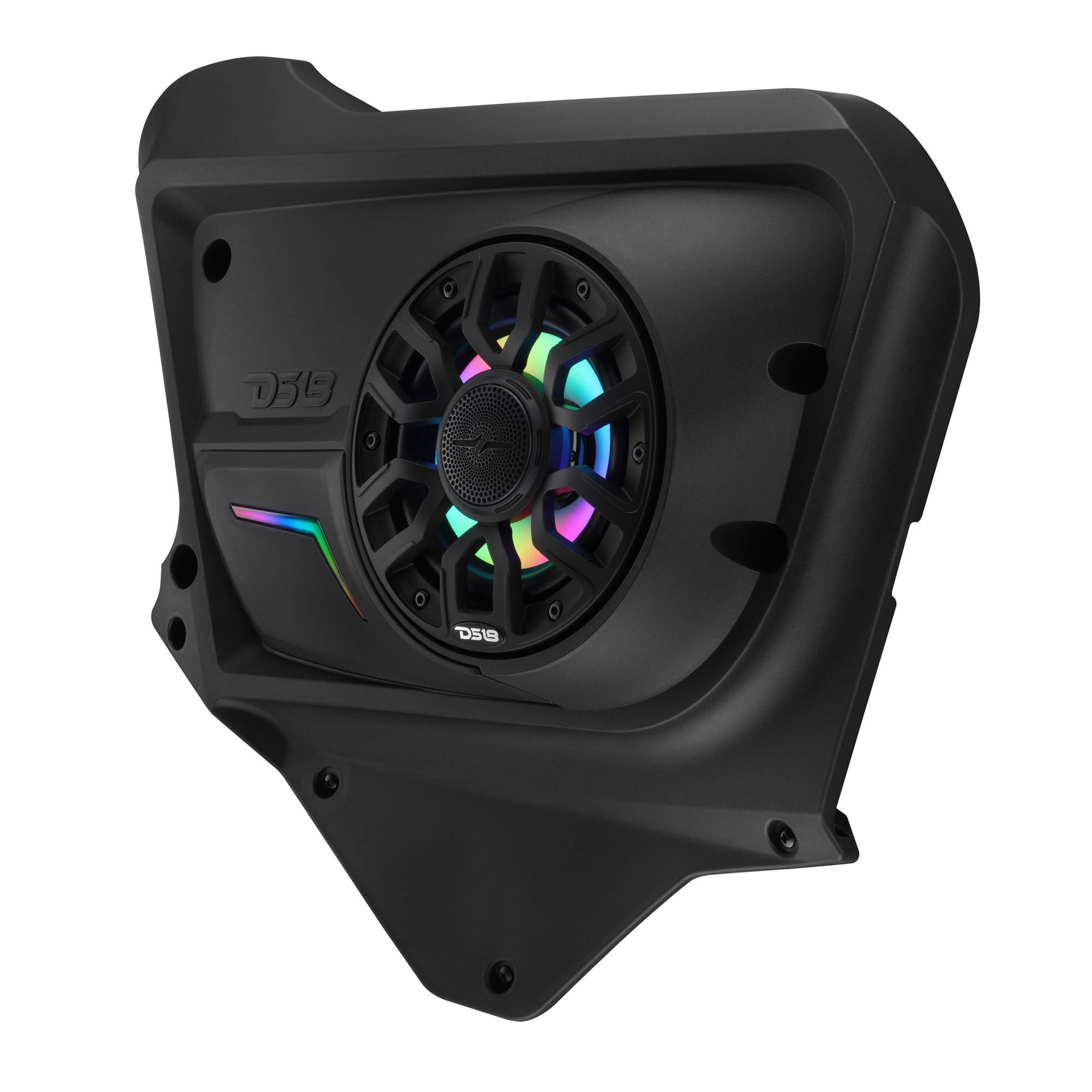 Can-Am Maverick X3 Max (2017-Up) Rear Door Speaker Panels Loaded with NXL-IQ 6.5" 2-Way Coaxial Marine Speakers and Digital LED Badge