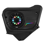Can-Am Maverick X3 Max (2017-Up) Rear Door Speaker Panels Loaded with NXL-IQ 6.5" 2-Way Coaxial Marine Speakers and Digital LED Badge