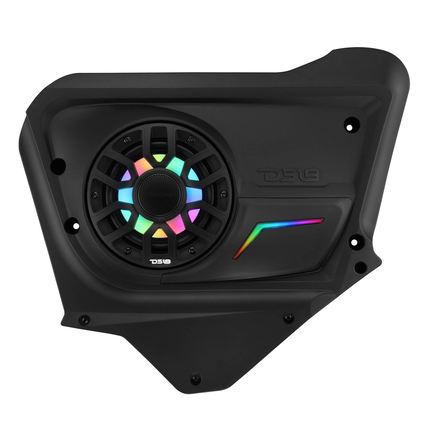 Can-Am Maverick X3 Max (2017-Up) Rear Door Speaker Panels Loaded with NXL-IQ 6.5" 2-Way Coaxial Marine Speakers and Digital LED Badge