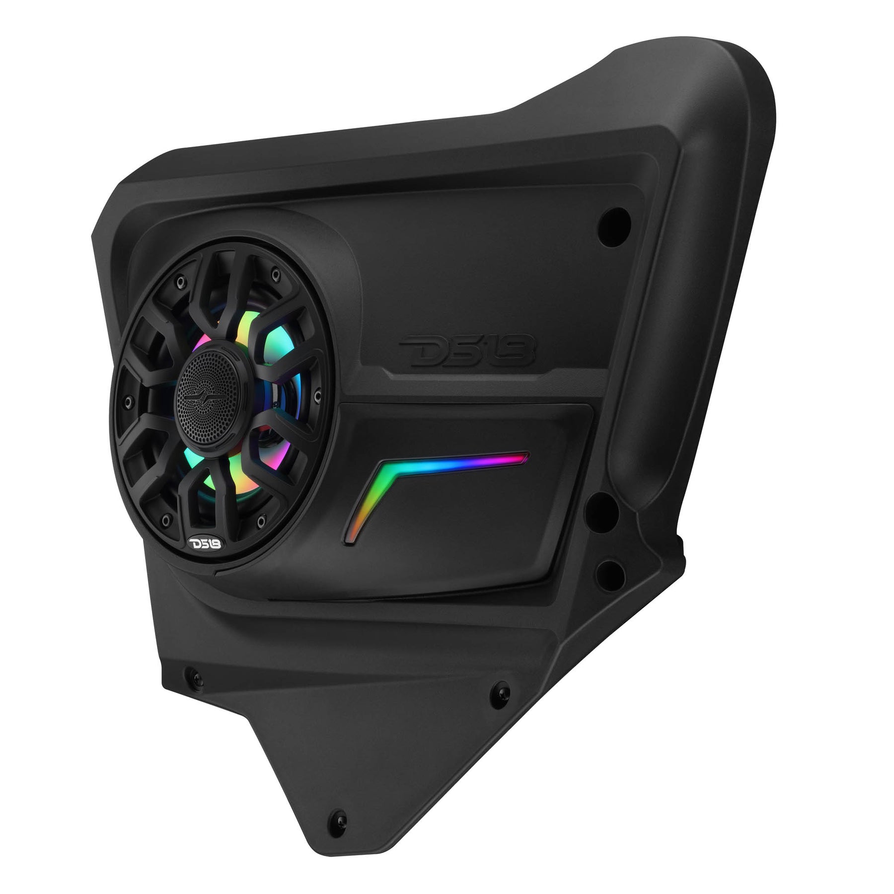 Can-Am Maverick X3 Max (2017-Up) Rear Door Speaker Panels Loaded with NXL-IQ 6.5" 2-Way Coaxial Marine Speakers and Digital LED Badge