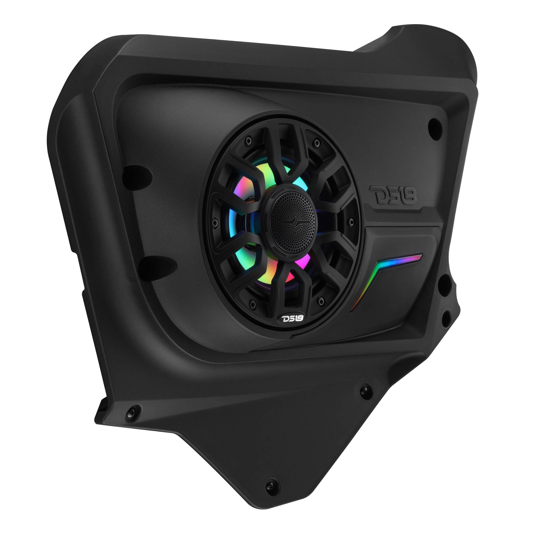 Can-Am Maverick X3 Max (2017-Up) Rear Door Speaker Panels Loaded with NXL-IQ 6.5" 2-Way Coaxial Marine Speakers and Digital LED Badge