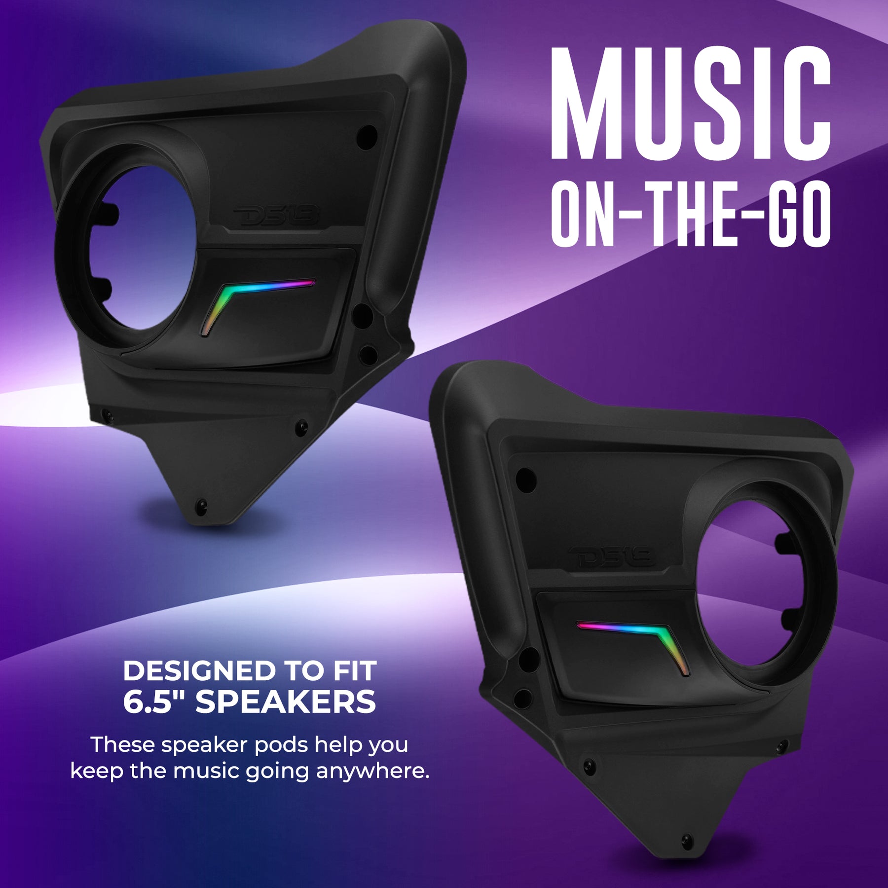Can-Am Maverick X3 (2017 en adelante) Paneles de altavoces de puerta trasera con placa LED digital