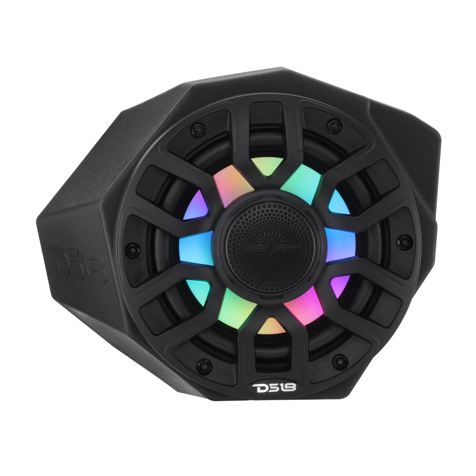 Can-Am Maverick X3 Kick Panel Speaker Pods Loaded with (2) NXL-IQ6/BK Speakers and Digital LED Lights