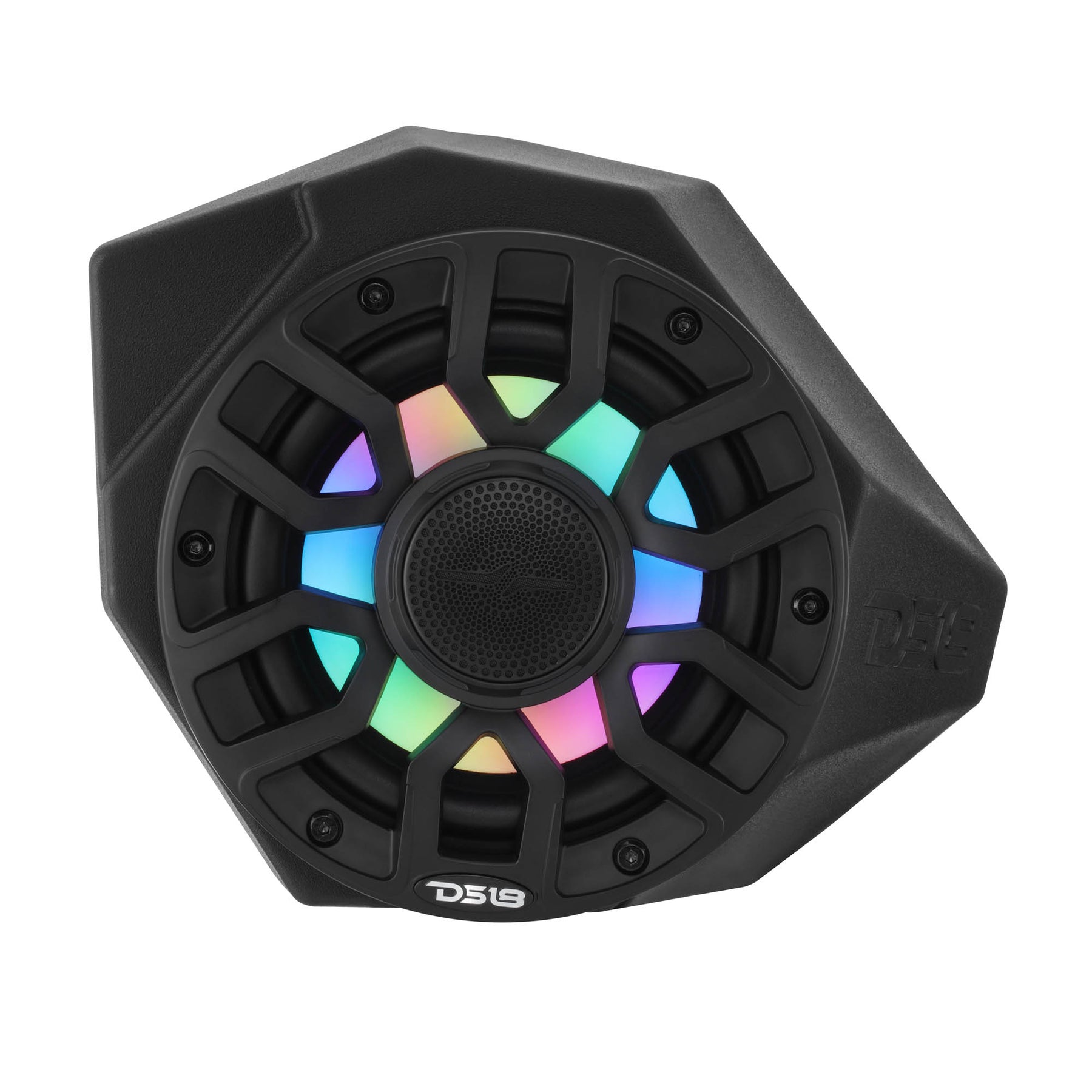 Can-Am Maverick X3 Kick Panel Speaker Pods Loaded with (2) NXL-IQ6/BK Speakers and Digital LED Lights