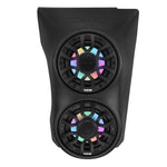 Can-Am Maverick X3 (2017+) Waterfall Center Console Speaker Pod – Loaded with (2) NXL-IQ6/BK Speakers with LED Lighting