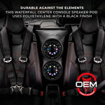 Can-Am Maverick X3 (2017+) Consola Central de Cascada con Altavoces – Equipada con (2) Altavoces NXL-IQ6/BK con Iluminación LED