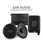 DS18 CARPK-3 Complete 6.5 Sound System With Included Booming Under The Seat Powered Sub