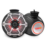 NXL 6.5" Pod 300w Speaker with Integrated RGB LED Lights (Pair) - Perfect For Jet Skis