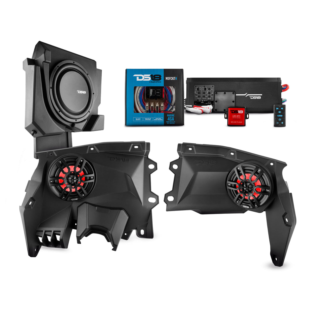DS18 Can-Am Maverick Audio Upgrade Package