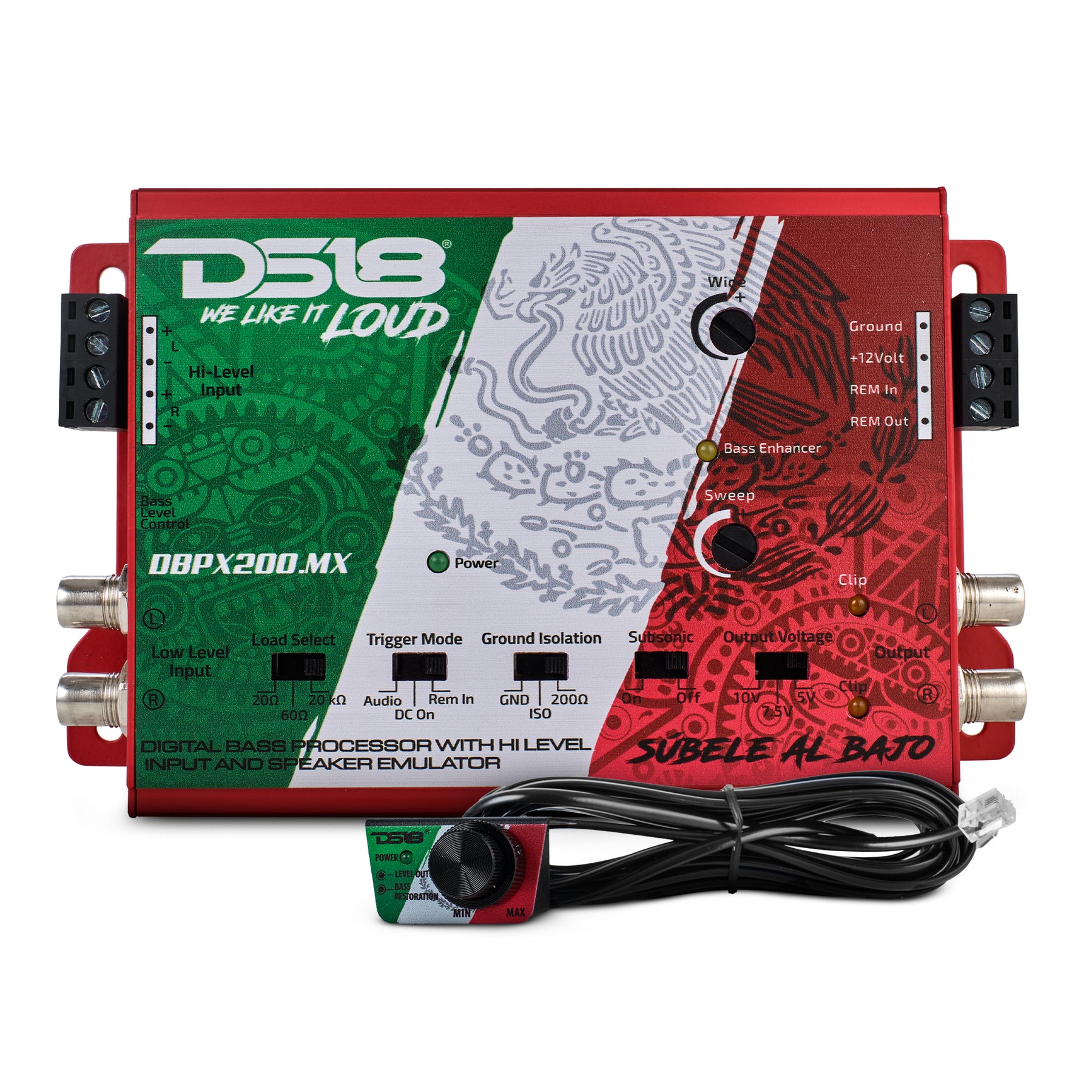 Digital Bass Processor With Hi to Low Signal Converter & Speaker Emulator  – Mexico Design