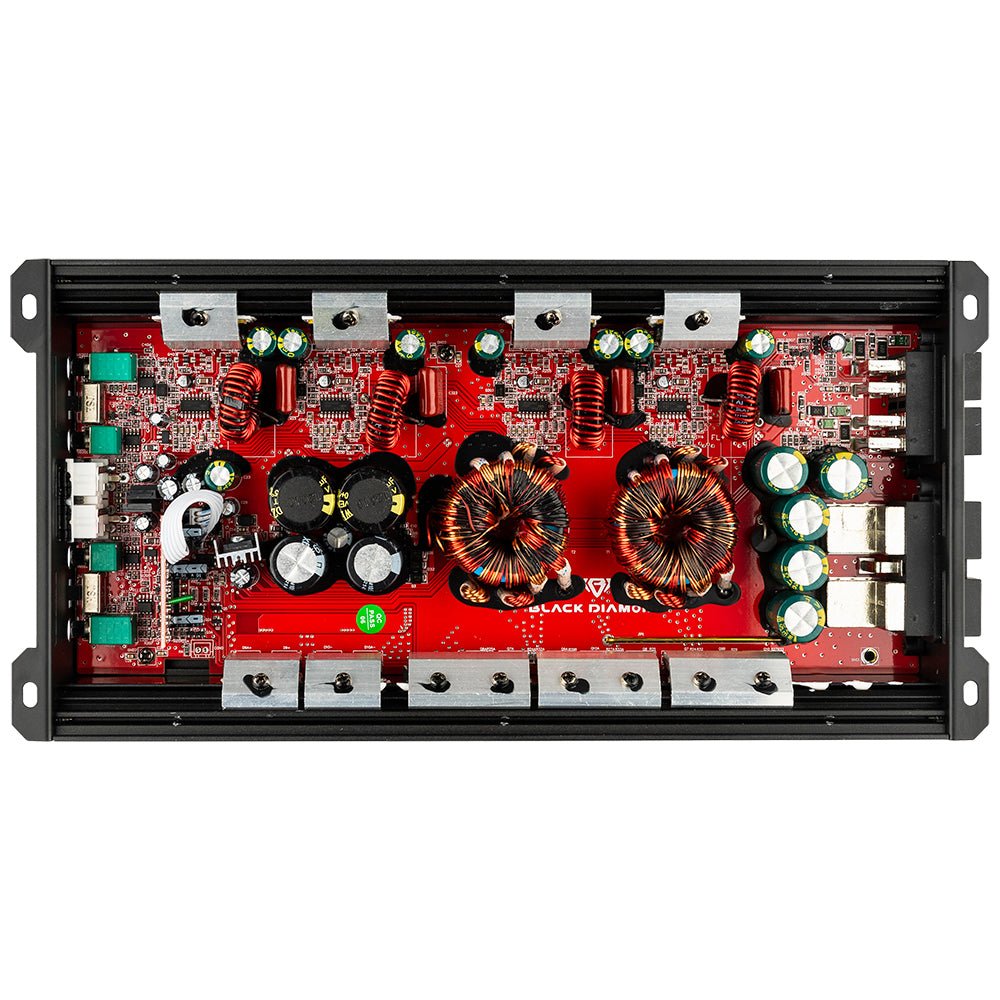 Black Diamond Class D 4-Channel Full Range Amplifier | 400W RMS X 4 at 4-Ohm