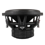 Black Diamond 12” Dual 3” Voice Coil Subwoofer with Aluminum Basket | 2-Ohm