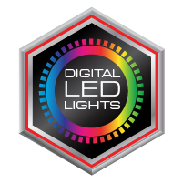 DIGITAL LED DS18 LOGO and LIGHTS + CONTROLLER