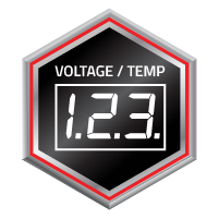 Digital Voltmeter & Termperature Reader
