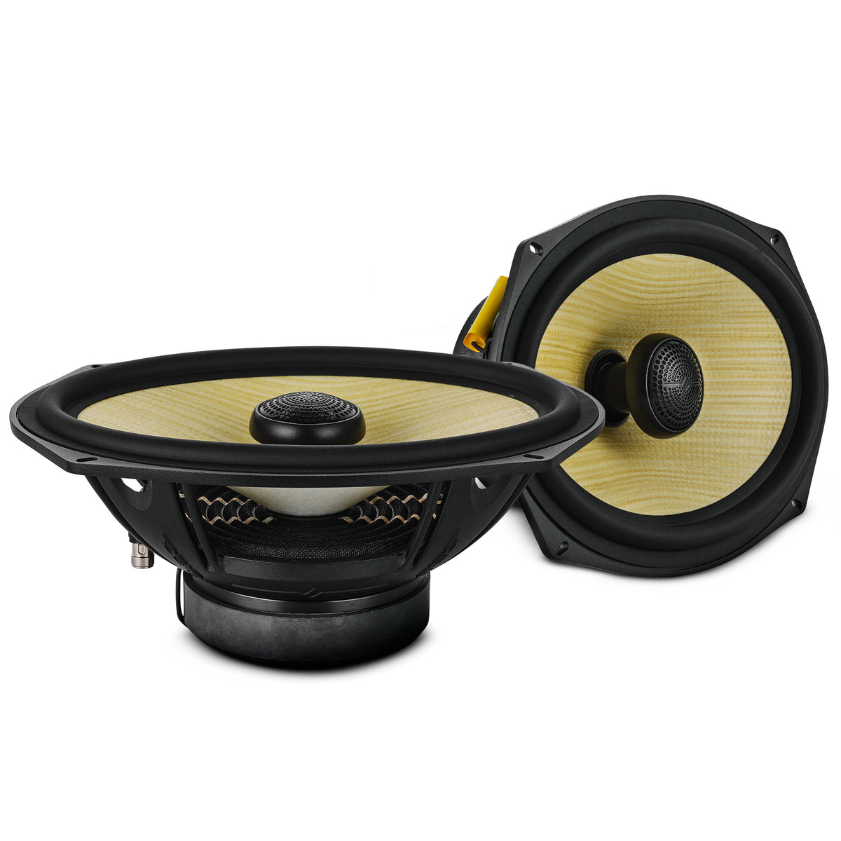 Pair of 6x9 60W RMS 4-Ohm Coaxial Speakers & Single Din Bluetooth Car Radio Pair of 6x9 60W RMS 4-Ohm Coaxial Speakers & Single Din Bluetooth Car Radio