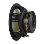 DXQ 6.5" 2-Way Component Speaker Set with Yellow Straw + Composite Foam Cone | 150W RMS 4-Ohm