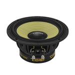 DXQ 6.5" 2-Way Component Speaker Set with Yellow Straw + Composite Foam Cone | 150W RMS 4-Ohm