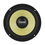 DXQ 6.5" 2-Way Component Speaker Set with Yellow Straw + Composite Foam Cone | 150W RMS 4-Ohm