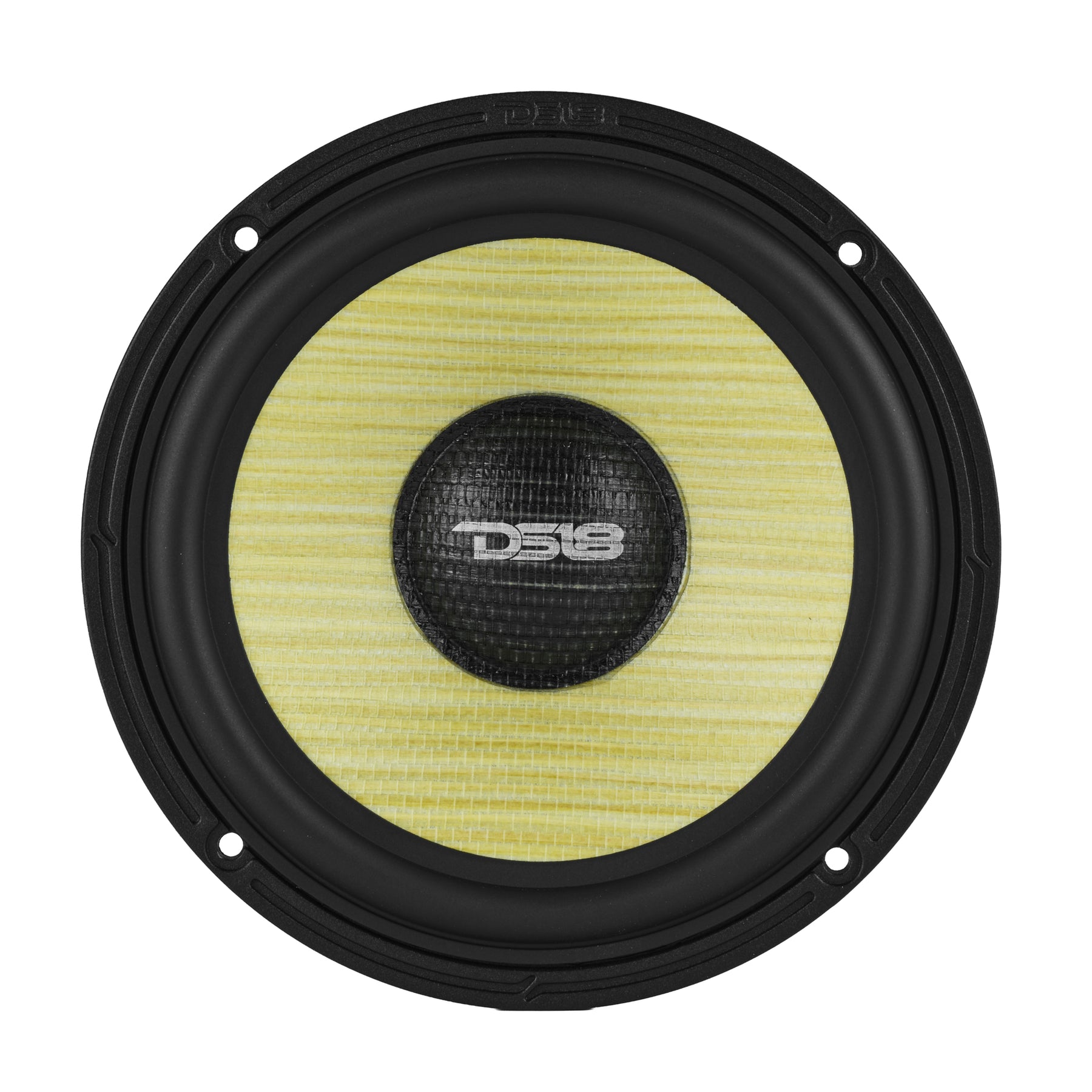 DXQ 6.5" 2-Way Component Speaker Set with Yellow Straw + Composite Foam Cone | 150W RMS 4-Ohm